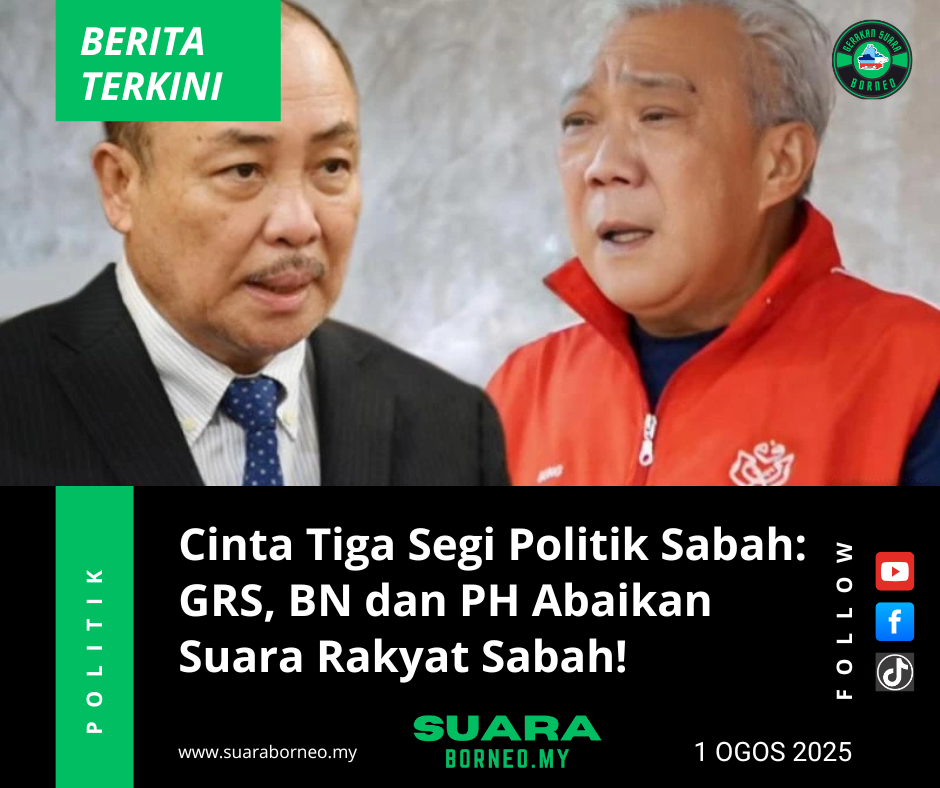 Alt="Hajiji Noor umum kerjasama GRS dan PH dalam cinta tiga segi politik Sabah"