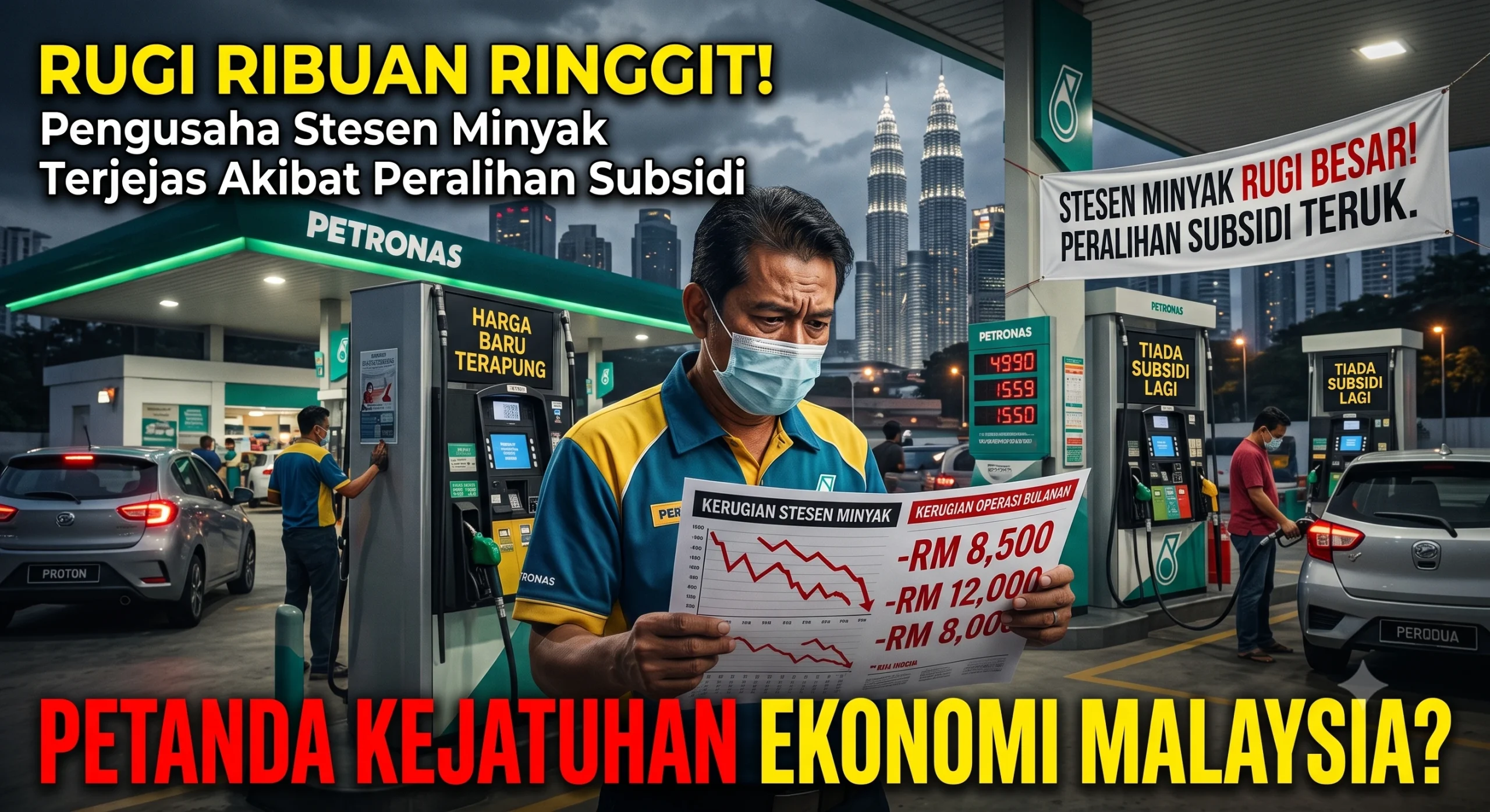 <img src="stesen-minyak.jpg" alt="Pengusaha stesen minyak menanggung kerugian akibat peralihan subsidi bahan api">