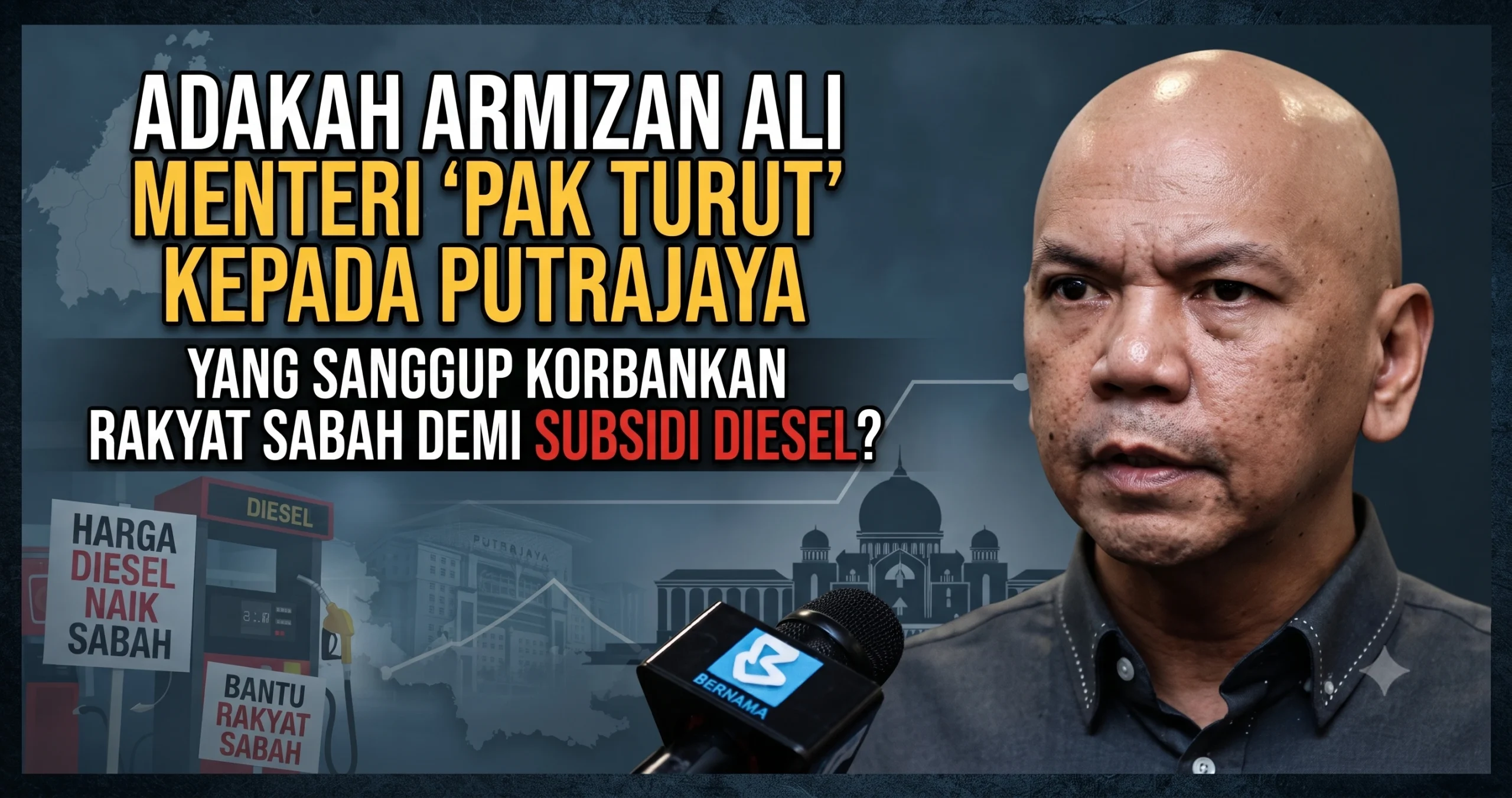 Alt Text: Datuk Armizan Ali Menteri KPDN isu subsidi diesel Sabah