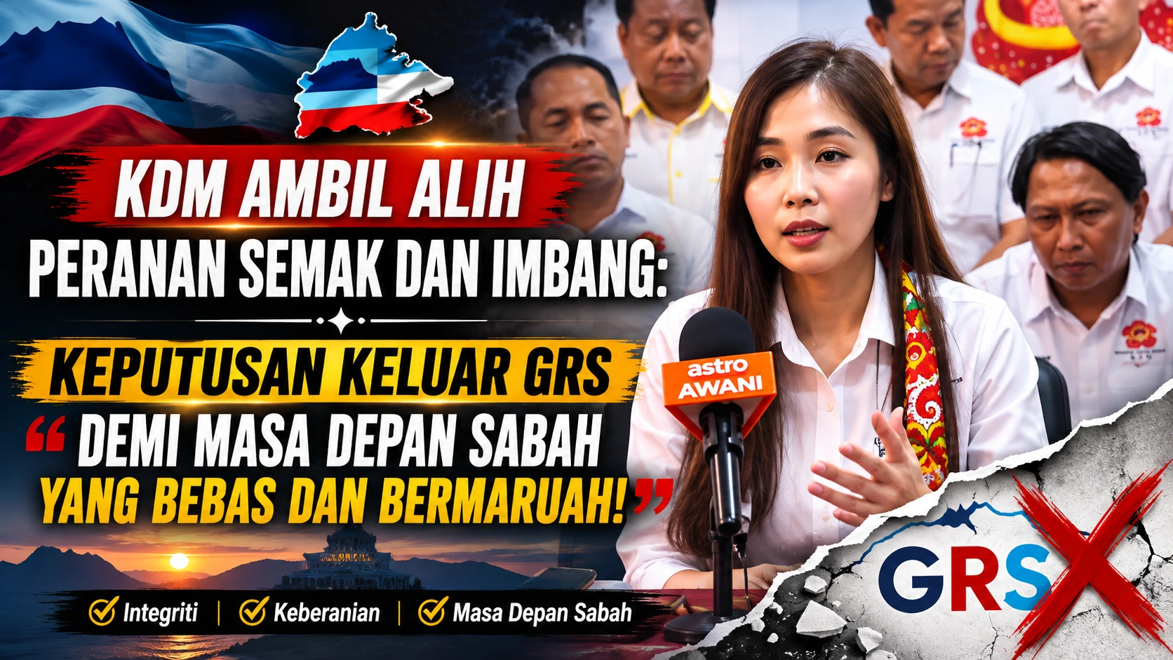 Ketahui langkah strategik KDM keluar GRS demi memperjuangkan masa depan Sabah yang bebas, adil, dan bermaruah.