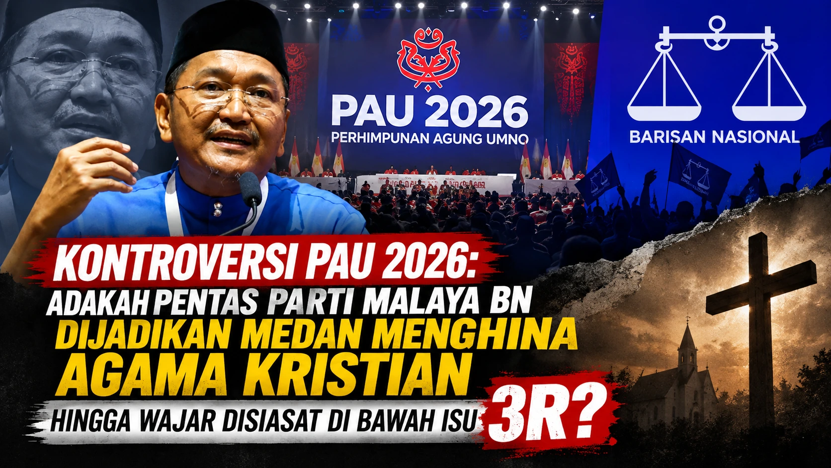 Pembahas Parti Malaya di PAU 2026 didakwa mencetuskan isu 3R dengan menghina agama Kristian.